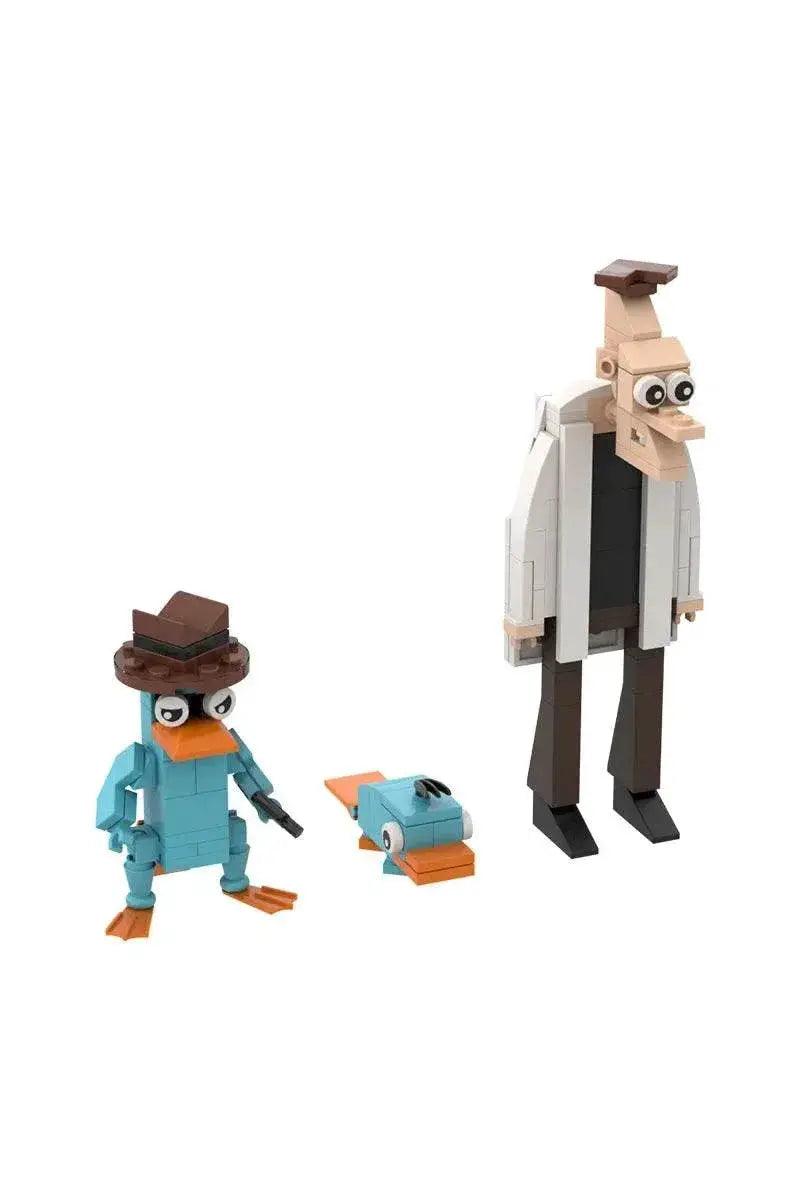  MOC MOC Phineas and Ferb Animation Perry the Platypus Building Blocks Building Bricks MOC -  ToylandEU™
