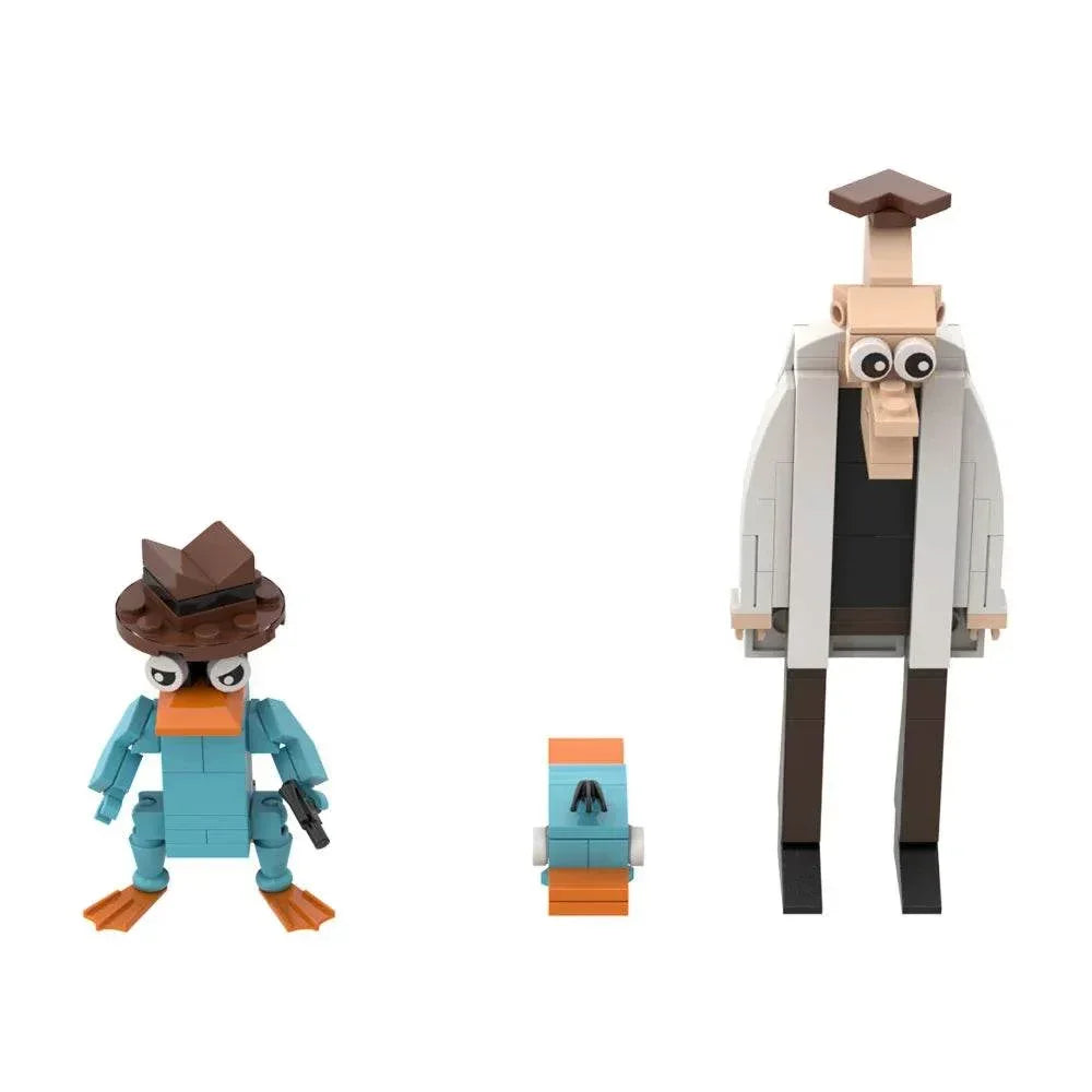 MOC Phineas and Ferb Perry the Platypus Building Blocks Building Bricks MOC - ToylandEU
