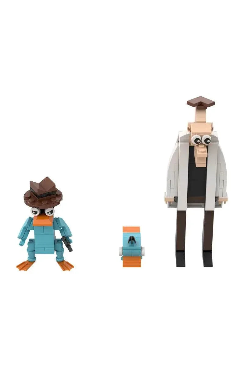 MOC Phineas and Ferb Perry the Platypus Building Blocks Building Bricks MOC - ToylandEU