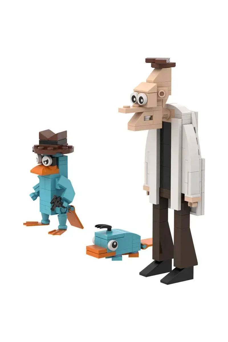 MOC Phineas and Ferb Perry the Platypus Building Blocks Building Bricks MOC - ToylandEU