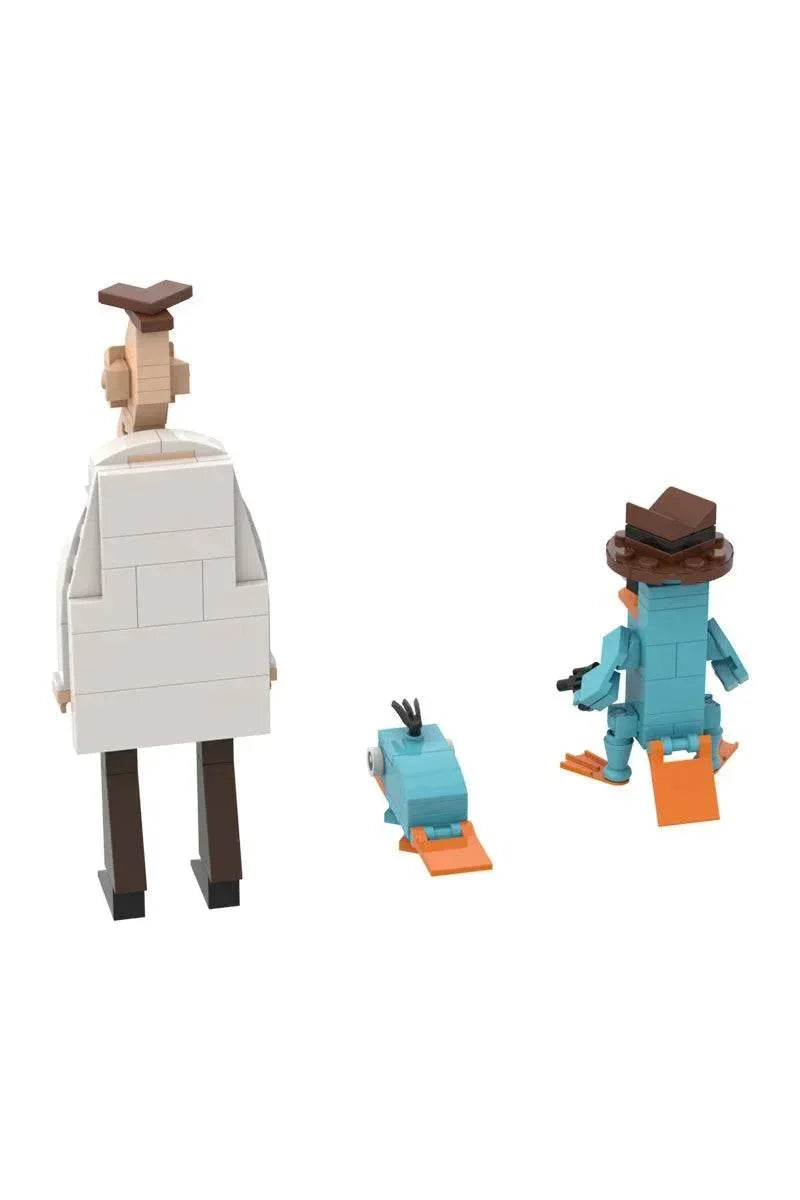 MOC Phineas and Ferb Perry the Platypus Building Blocks Building Bricks MOC - ToylandEU