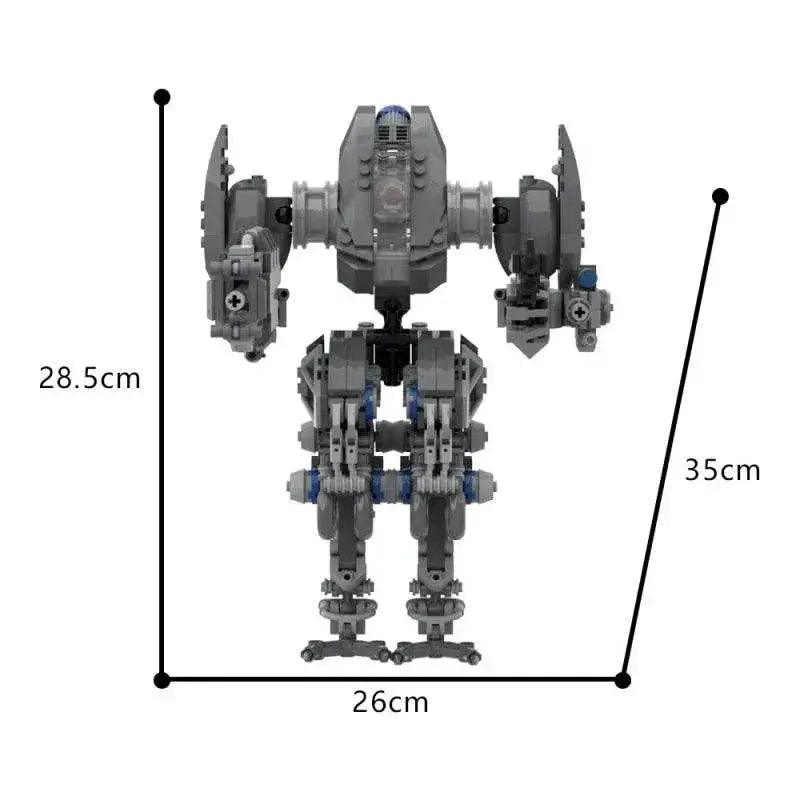  MOC MOC Phobos Robot Model Building Blocks Demon Warrior Mecha Building Bricks MOC -  ToylandEU™