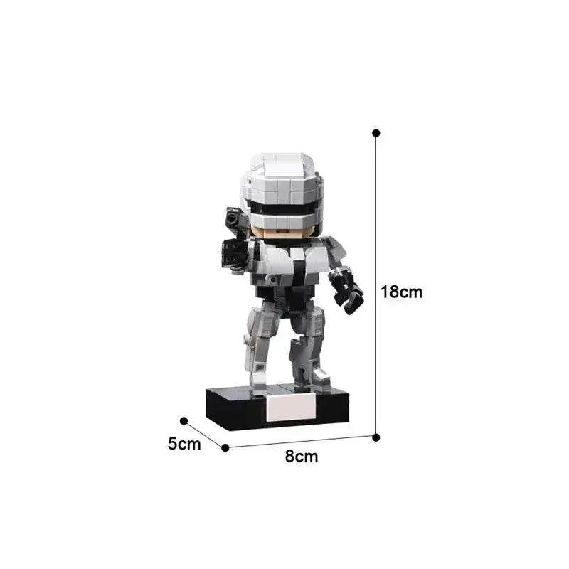  MOC MOC ROBOCOP Model Building Blocks Military Robot Movie Doll Building Bricks MOC -  ToylandEU™