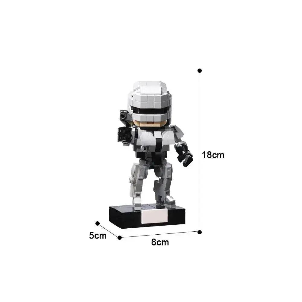  MOC MOC ROBOCOP Model Building Blocks Military Robot Movie Doll Building Bricks MOC -  ToylandEU™