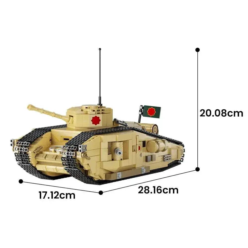 MOC Raiders of the Lost Ark Game Tank Car Model Building Blocks Building Bricks MOC - ToylandEU