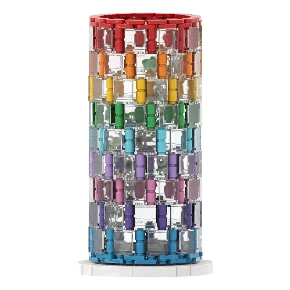  MOC MOC Rainbow Vase Model Building Blocks Flower Vase Gift Building Bricks MOC -  ToylandEU™