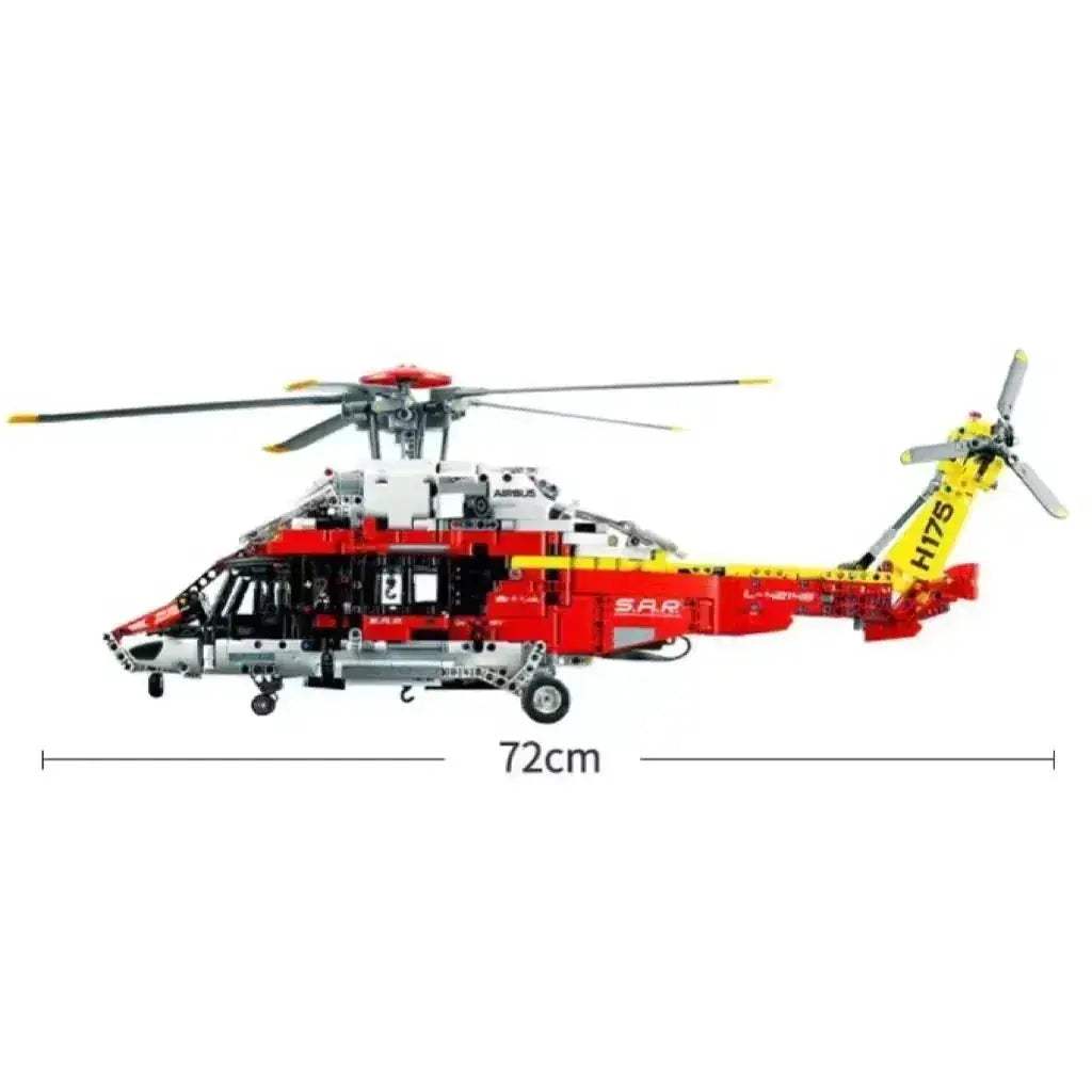 MOC MOC Rescue Helicopter Building Blocks 2001 Pieces Lego Compatible - ToylandEU