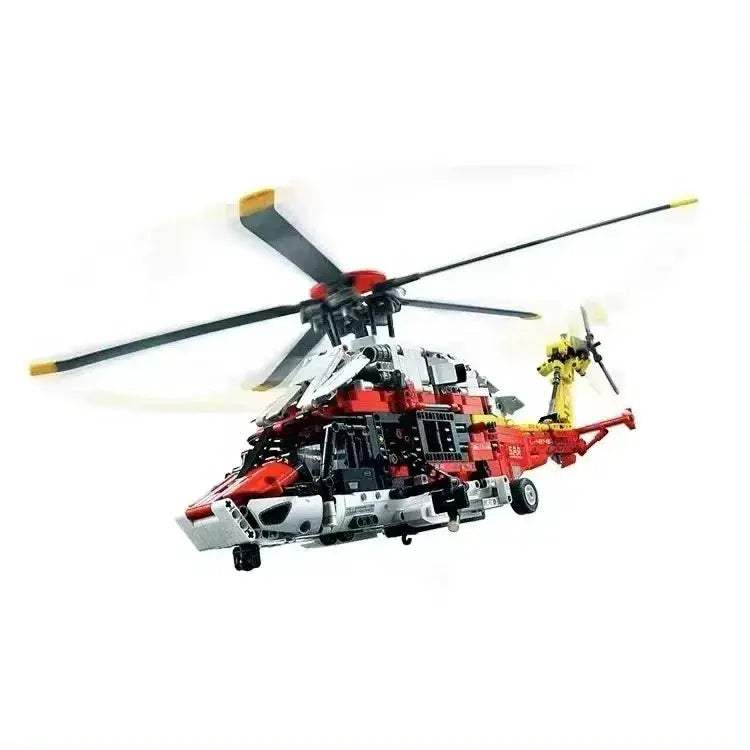 MOC MOC Rescue Helicopter Building Blocks 2001 Pieces Lego Compatible - ToylandEU