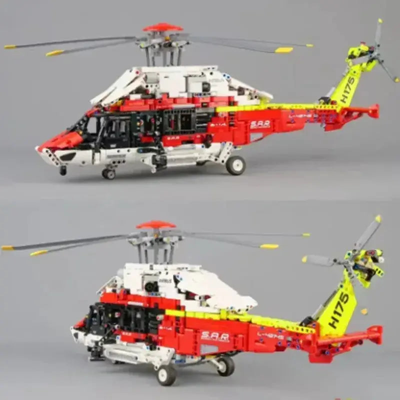 MOC MOC Rescue Helicopter Building Blocks Lego Compatible Gift Set - ToylandEU