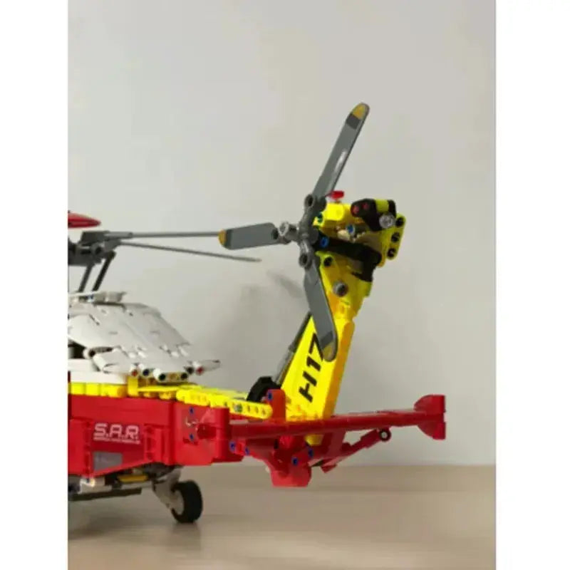 MOC MOC Rescue Helicopter Building Blocks Lego Compatible Gift Set - ToylandEU