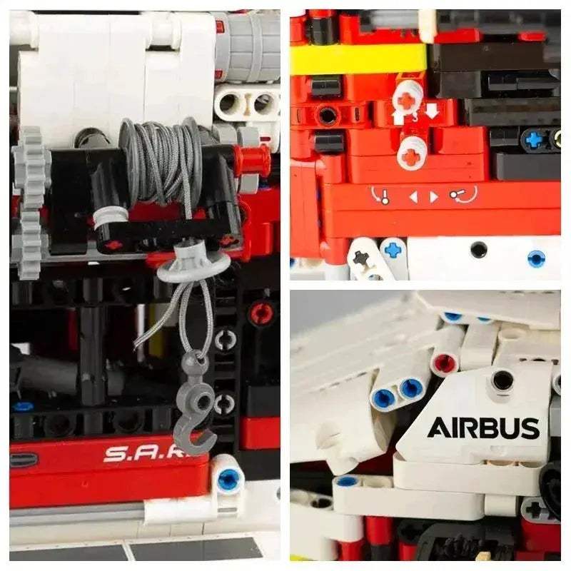 MOC MOC Rescue Helicopter Building Blocks Set Lego Compatible 2001 Pieces - ToylandEU