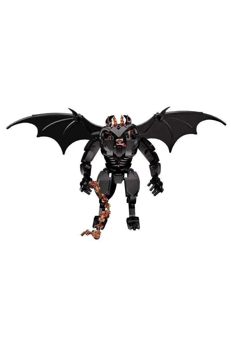 MOC Rings Movie Figure Balrog Model Building Blocks DIY Building Bricks MOC - ToylandEU
