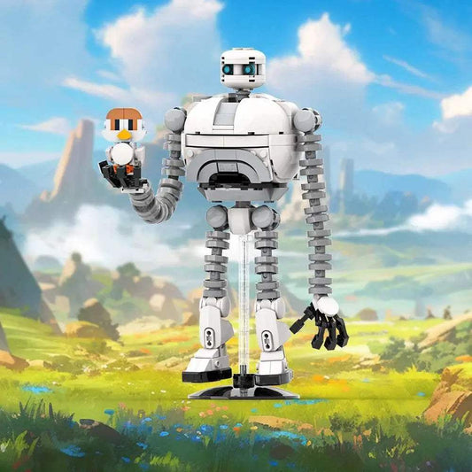 MOC Roz Robot Building Blocks The Wild Robot Brick Building Bricks MOC Gift - ToylandEU