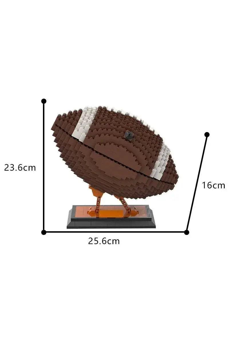  MOC MOC Rugby Model Building Blocks Super Bowl Sunday Gift Building Bricks MOC -  ToylandEU™