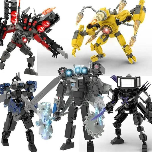  MOC MOC Skibidi Toilet Building Blocks Set for Kids Titan Cameraman Speakerman Model Classic Toys for Boys Birthday Christmas Gifts -  ToylandEU™