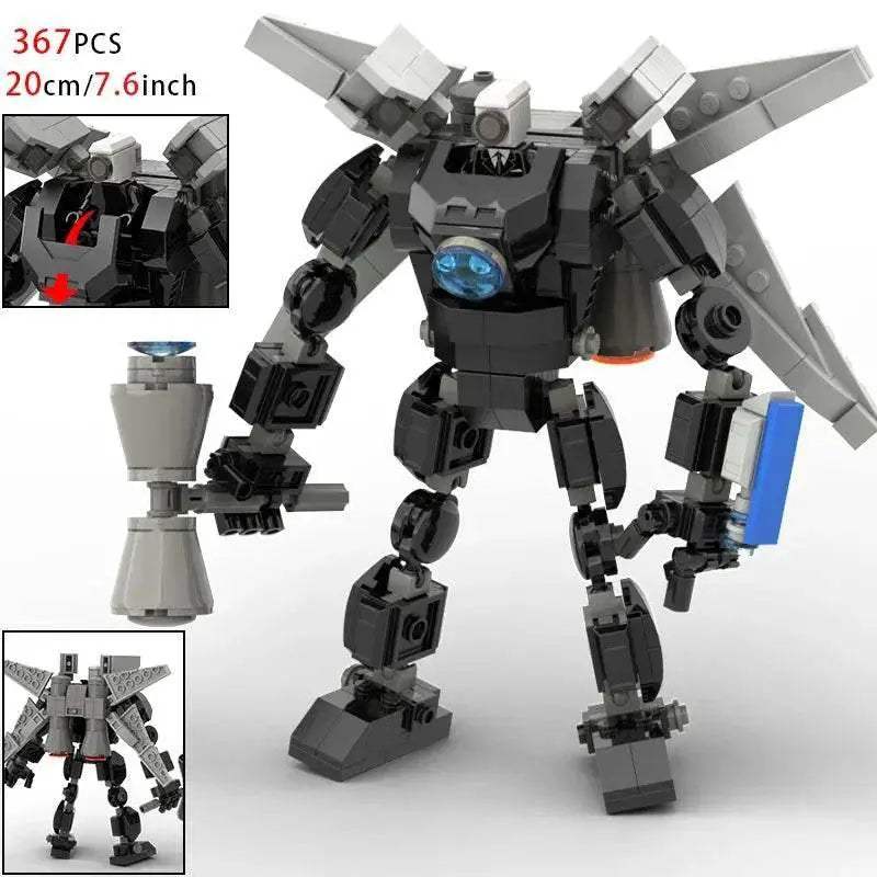 MOC Skibidi Toilet Building Blocks Set for Kids Titan Cameraman Speakerman Model Classic Toys for Boys Birthday Christmas Gifts - ToylandEU