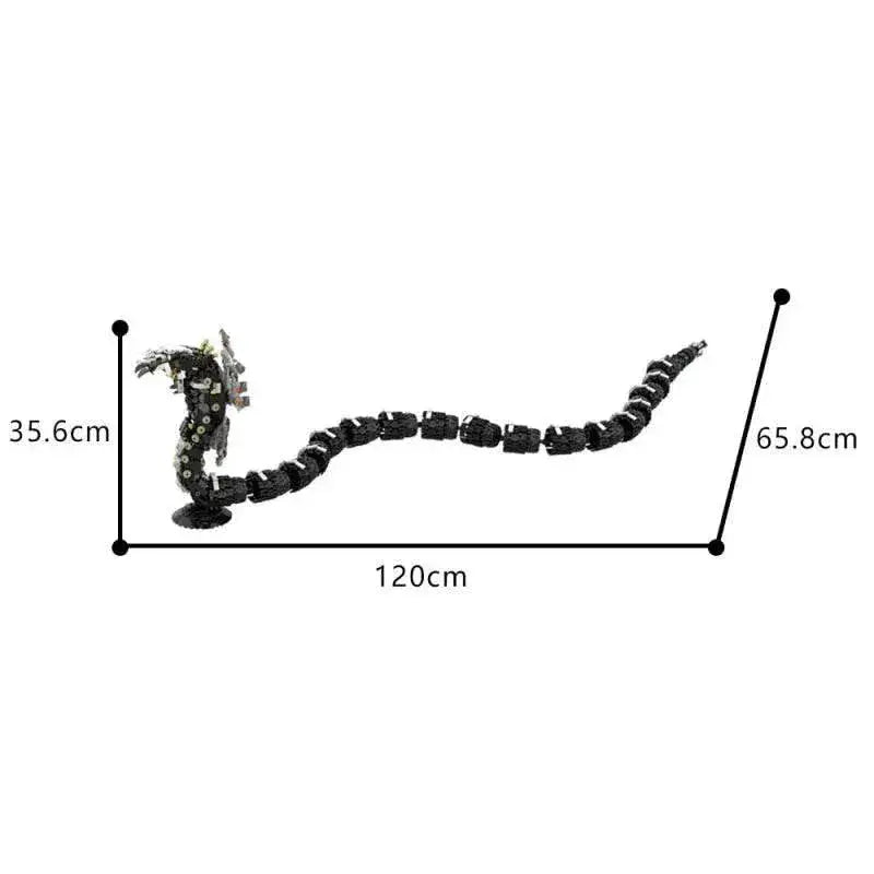 MOC Slitherfang Mechanical Beast Building Blocks Halloween Gift Building Bricks MOC - ToylandEU
