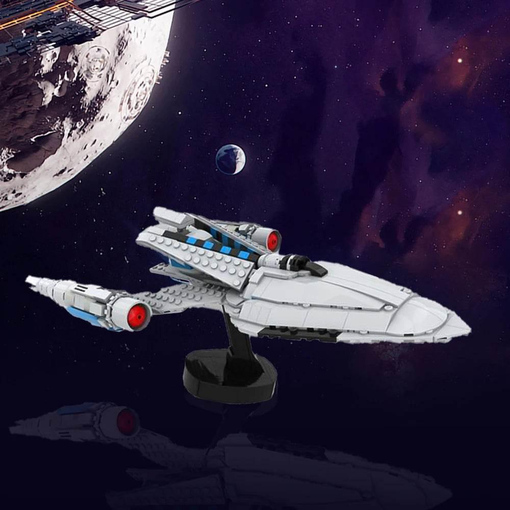 MOC Space Ship World Space Trek Enterprise NCC-1701 Building Blocks Gift - ToylandEU
