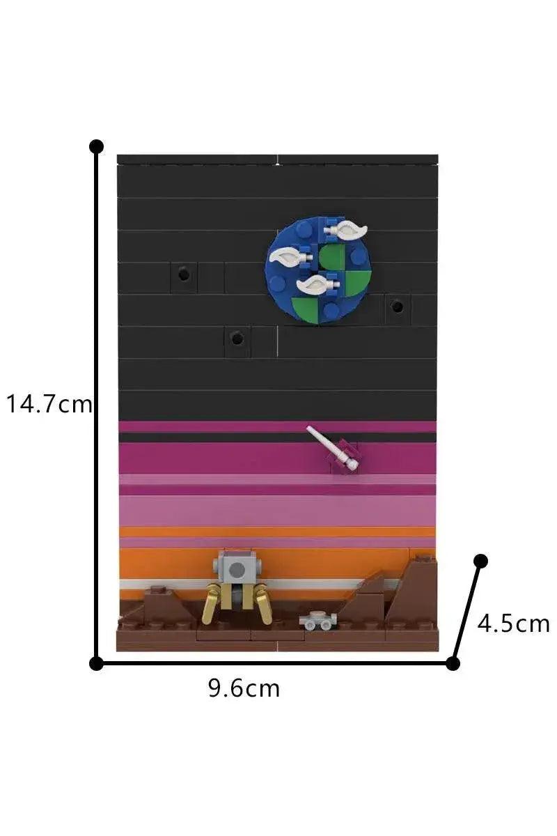  MOC MOC Space Story Postcard Model Building Blocks DIY Gift Building Bricks MOC -  ToylandEU™