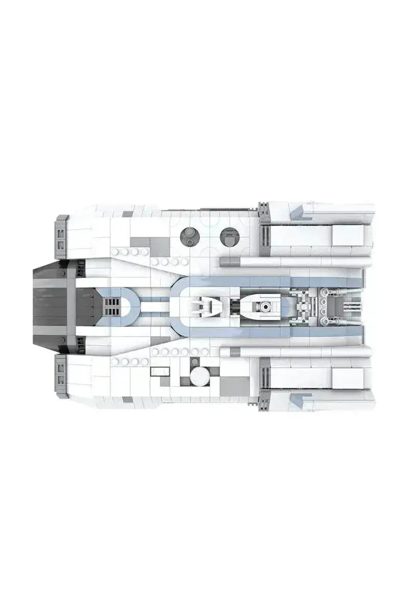 MOC Space Wars Trailblazer Spaceship Model Building Blocks Building Bricks MOC - ToylandEU