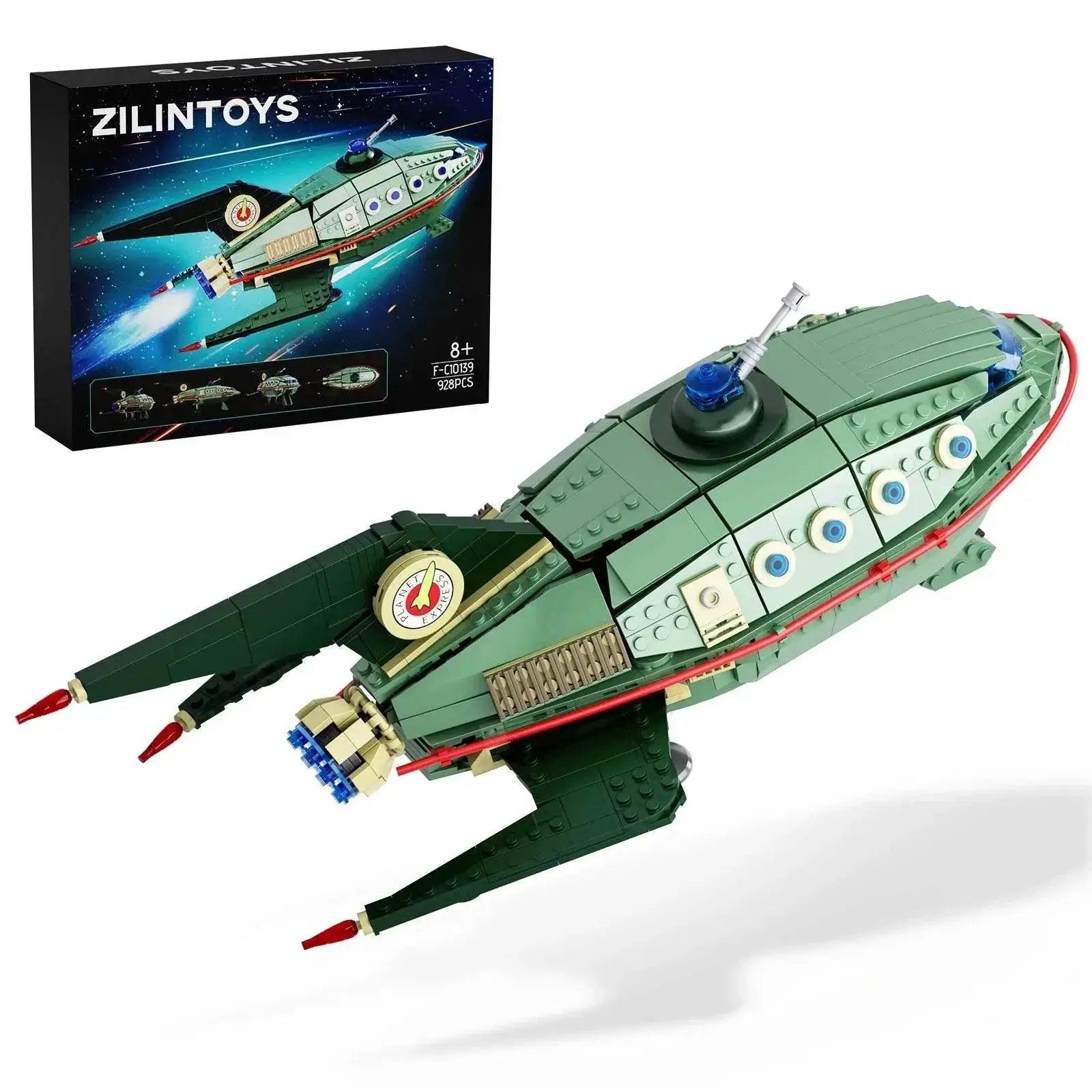  MOC MOC Spaceship Building Blocks Set Ship Boat Scene 928 Pieces Building Bricks MOC -  ToylandEU™