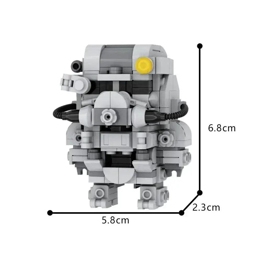 MOC MOC T-60 Power Armor Brickheadz Doll Building Blocks Gift Building Bricks MOC -  ToylandEU™