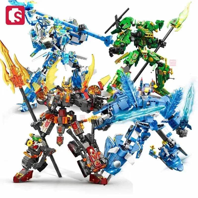 MOC MOC Transforming Mech Robot Building Blocks Kit Lego Compatible - ToylandEU