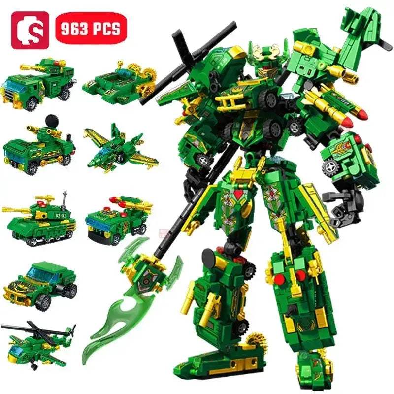 MOC MOC Transforming Mech Robot Building Blocks Kit Lego Compatible - ToylandEU