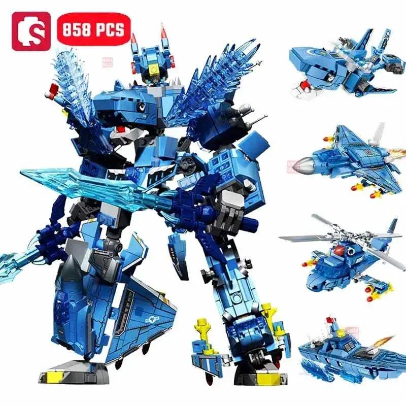 MOC MOC Transforming Mech Robot Building Blocks Kit Lego Compatible - ToylandEU