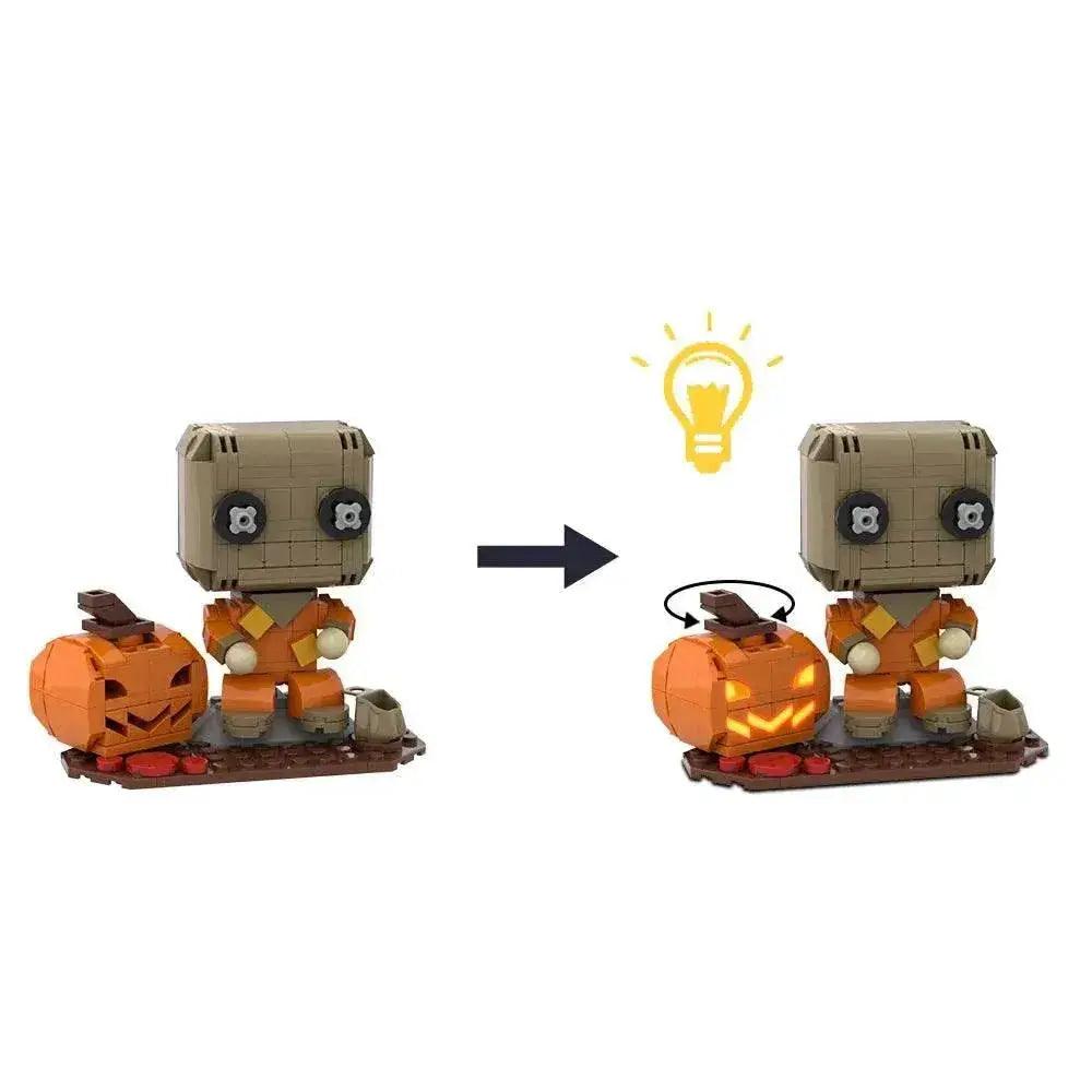  MOC MOC Trick or Treat Building Blocks Halloween Ghost Pumpkin House Building Bricks MOC -  ToylandEU™