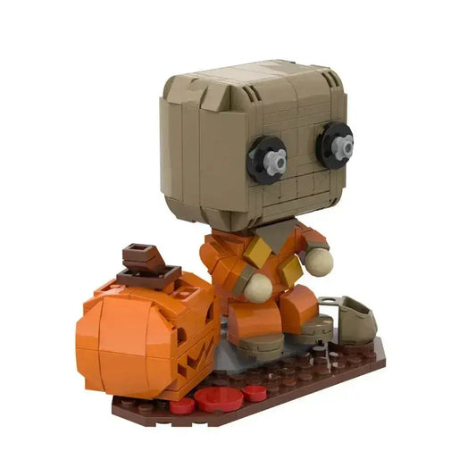 MOC Trick or Treat Building Blocks Halloween Ghost Pumpkin House Building Bricks MOC - ToylandEU