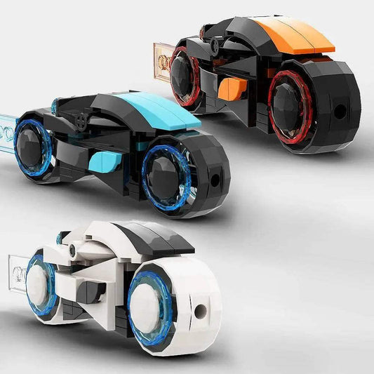 MOC Tron Motorcycle Building Blocks Puzzle Bricks Building Bricks MOC Gift - ToylandEU