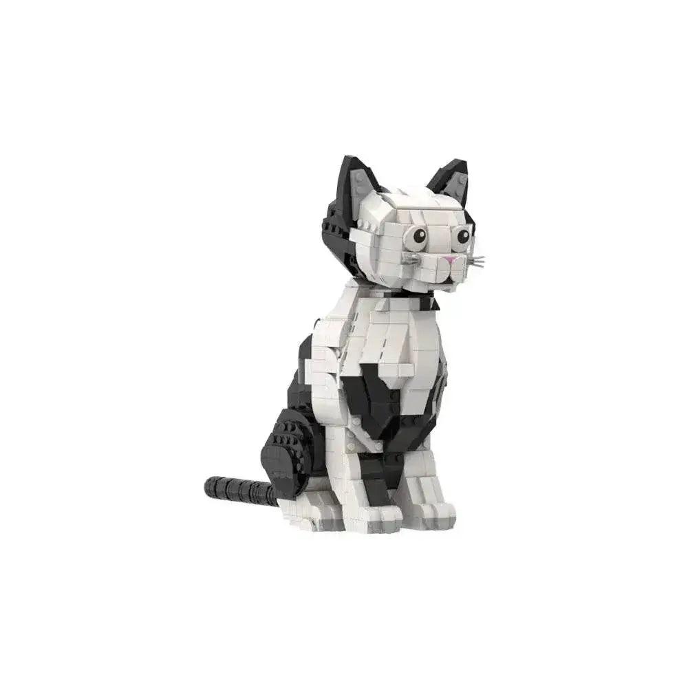  MOC MOC Tuxedo Cat Model Building Blocks Cute Pet Gift Set Building Bricks MOC -  ToylandEU™
