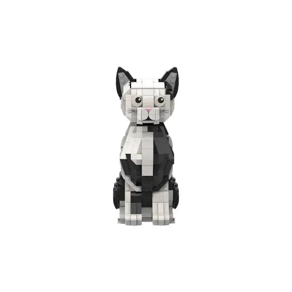  MOC MOC Tuxedo Cat Model Building Blocks Cute Pet Gift Set Building Bricks MOC -  ToylandEU™
