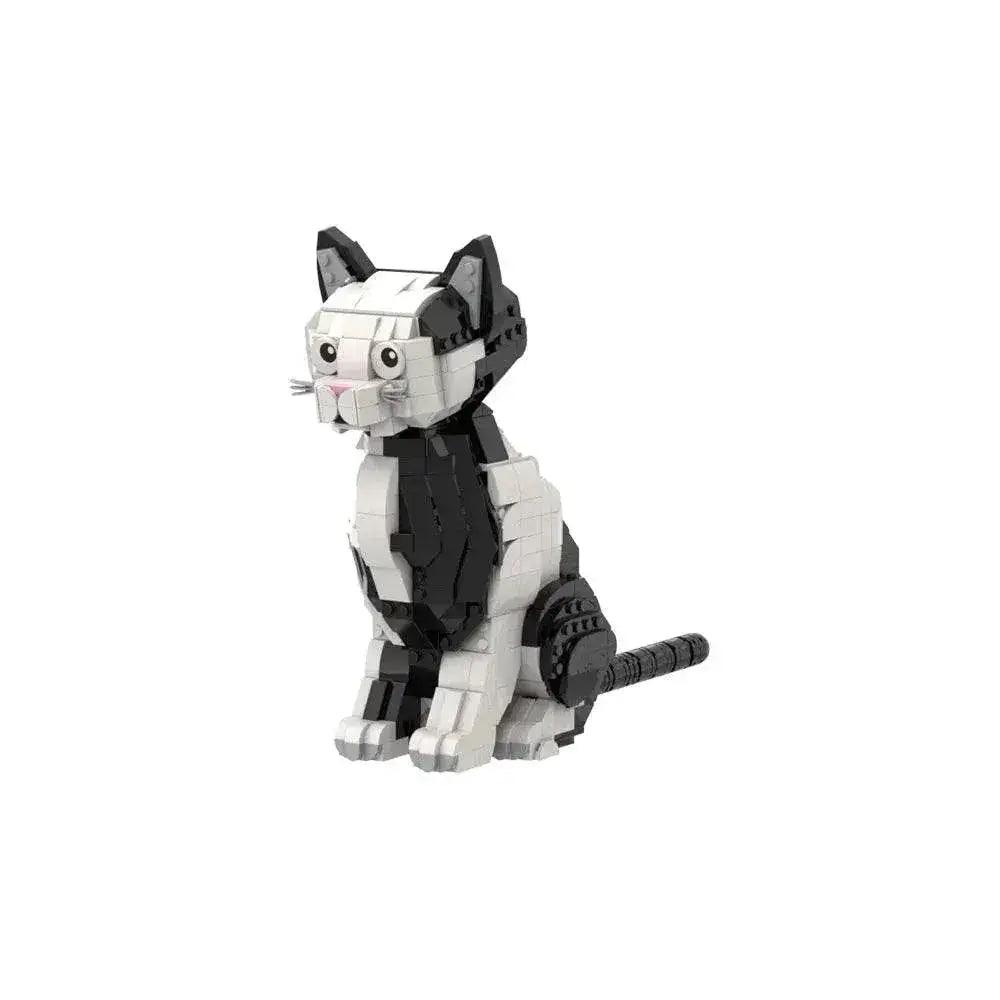  MOC MOC Tuxedo Cat Model Building Blocks Cute Pet Gift Set Building Bricks MOC -  ToylandEU™