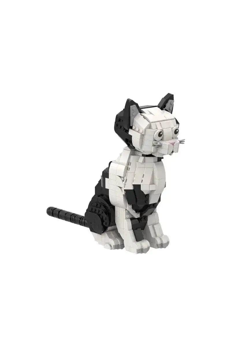  MOC MOC Tuxedo Cat Model Building Blocks Cute Pet Gift Set Building Bricks MOC -  ToylandEU™