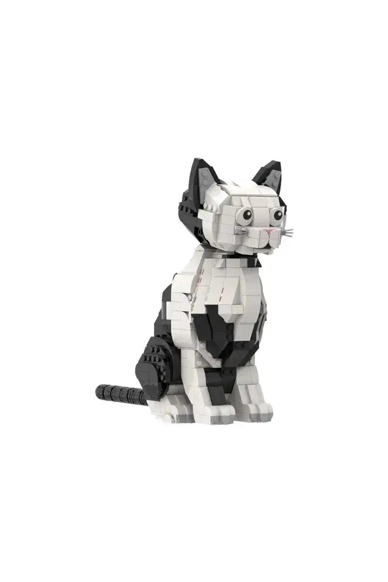  MOC MOC Tuxedo Cat Model Building Blocks Cute Pet Gift Set Building Bricks MOC -  ToylandEU™