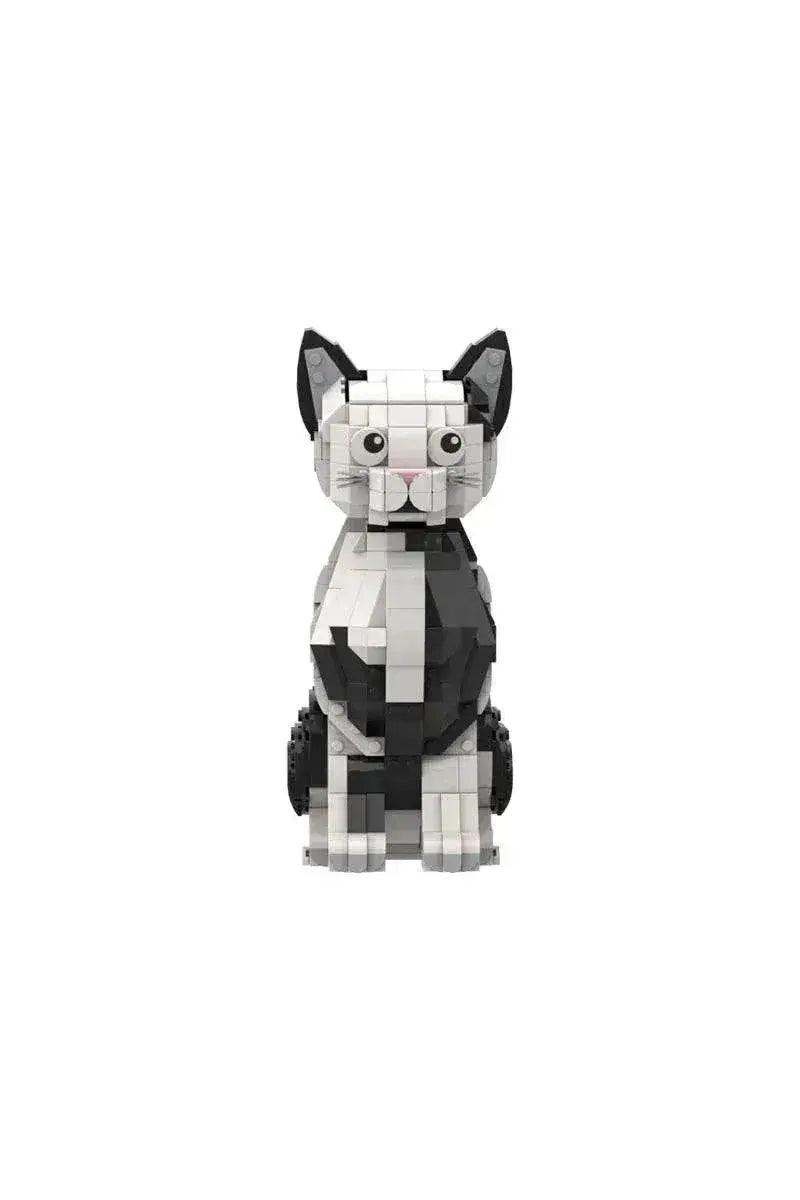  MOC MOC Tuxedo Cat Model Building Blocks Cute Pet Gift Set Building Bricks MOC -  ToylandEU™