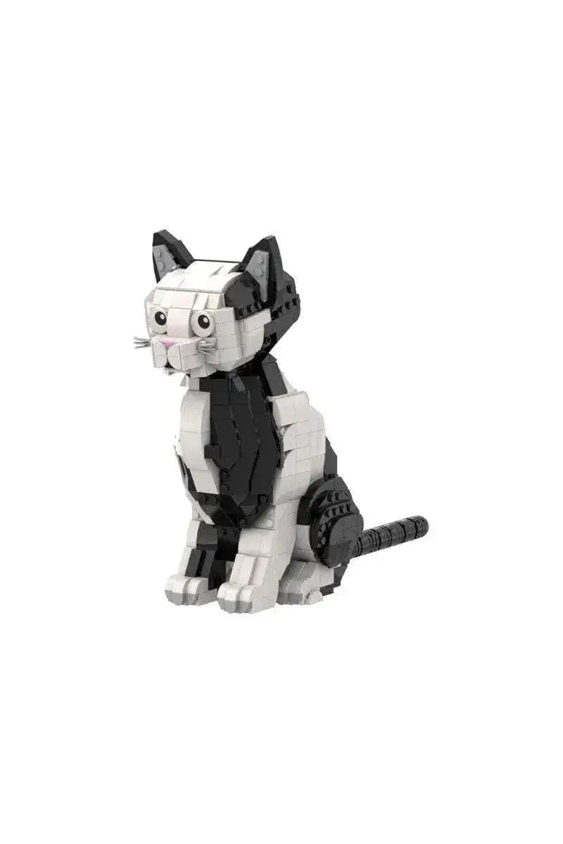  MOC MOC Tuxedo Cat Model Building Blocks Cute Pet Gift Set Building Bricks MOC -  ToylandEU™