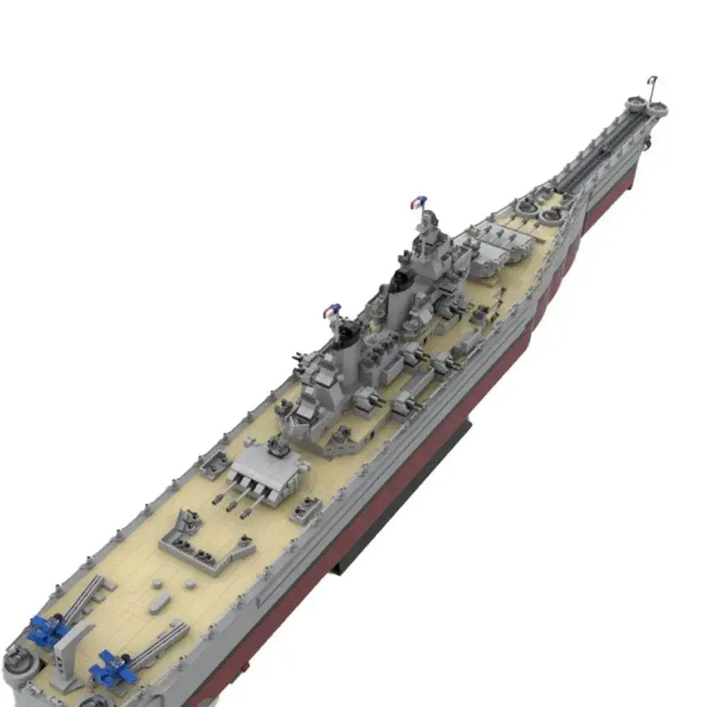  MOC MOC U.S Missouri BB-63 Model Building Blocks WWII Cruiser Building Bricks MOC -  ToylandEU™