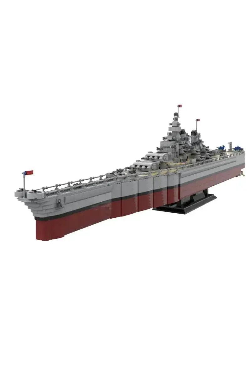  MOC MOC U.S Missouri BB-63 Model Building Blocks WWII Cruiser Building Bricks MOC -  ToylandEU™
