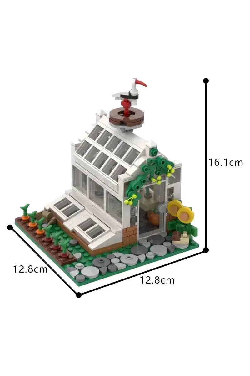  MOC MOC Victorian Greenhouse Model Building Blocks Gift Set Building Bricks MOC -  ToylandEU™