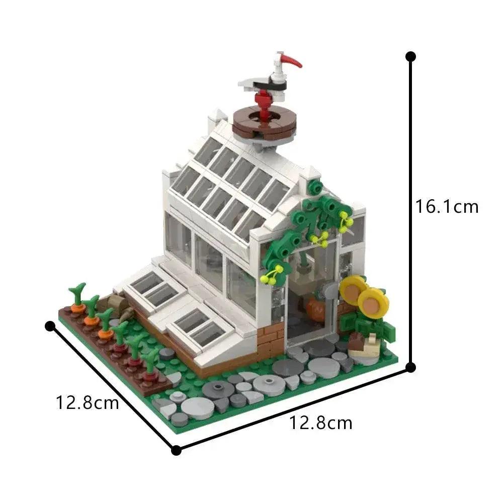  MOC MOC Victorian Greenhouse Model Building Blocks Gift Set Building Bricks MOC -  ToylandEU™
