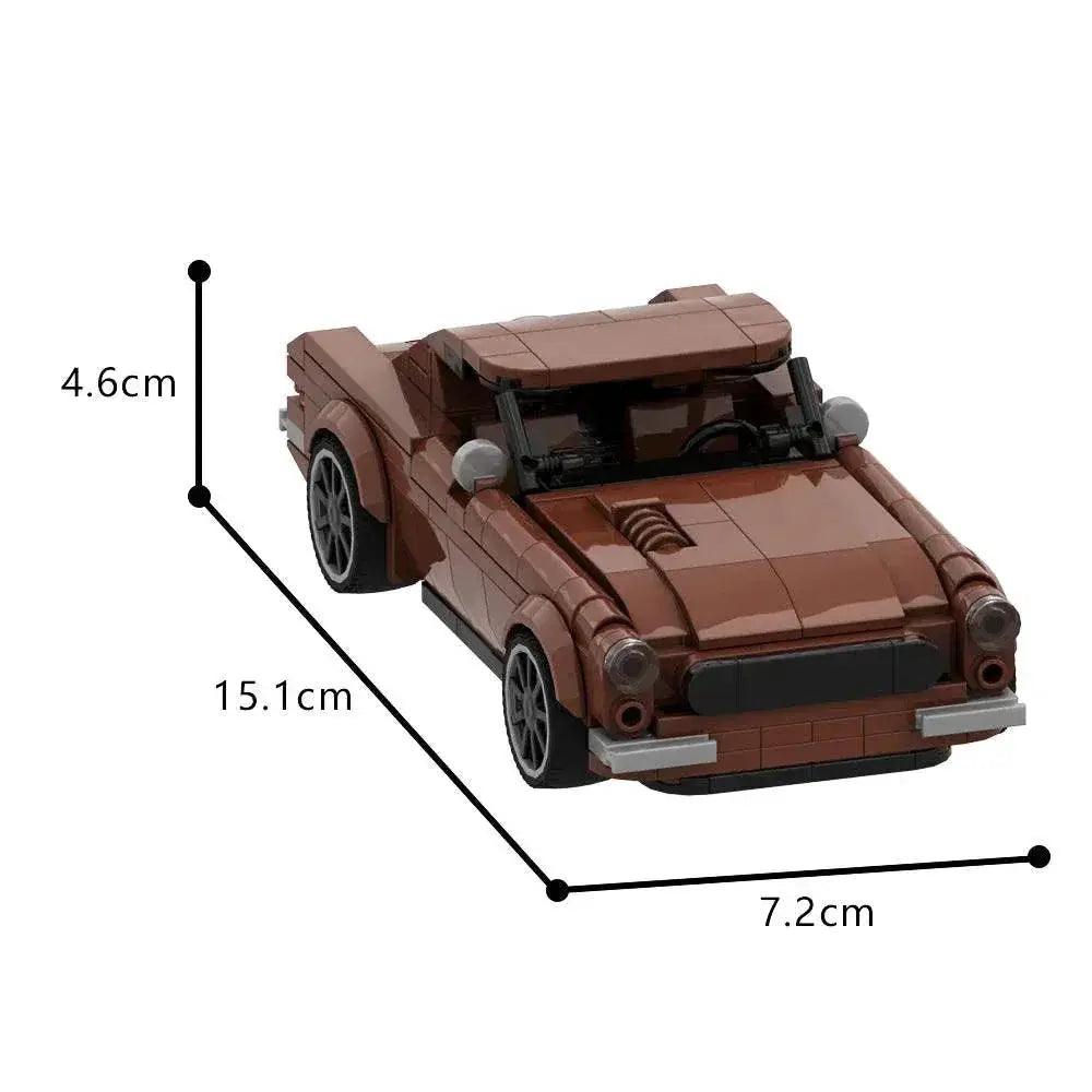  MOC MOC Volvo P1800 Sports Car Model Building Blocks Educational Gift Building Bricks MOC -  ToylandEU™