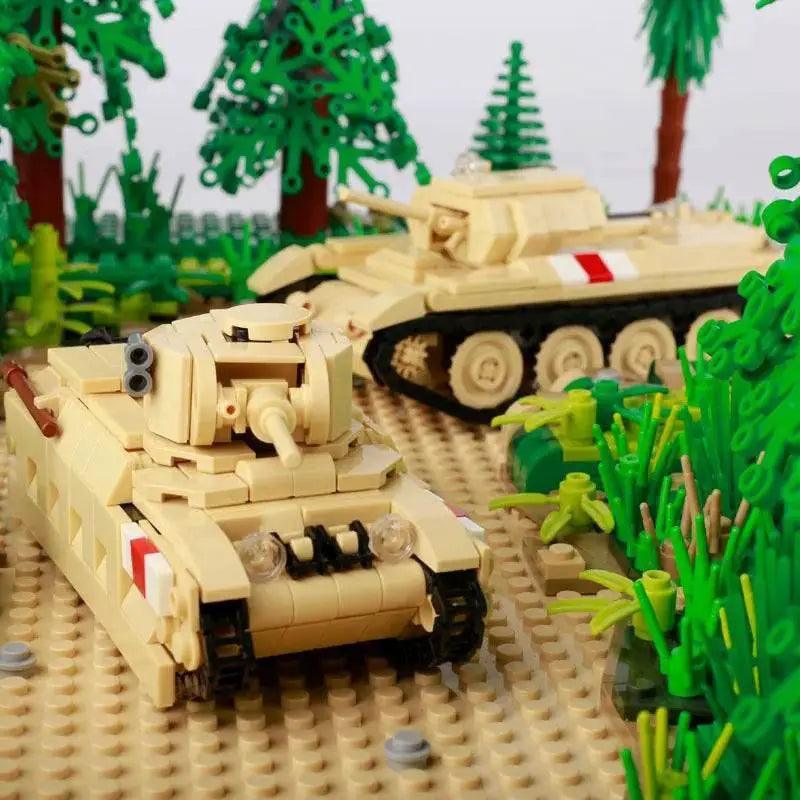 MOC MOC WW2 British Main Battle Tank Building Blocks Kit Bricks Toys Building Bricks MOC -  ToylandEU™