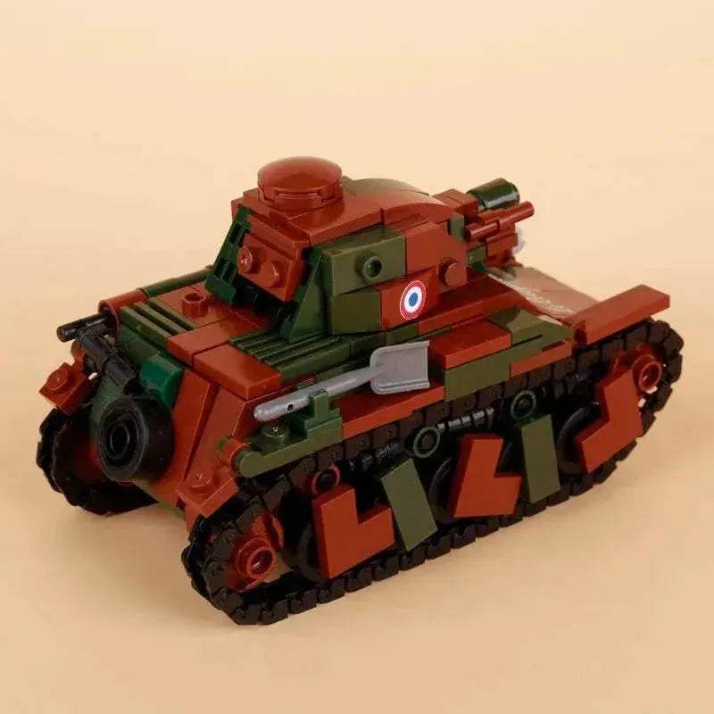 MOC WW2 Military Main Battle Tank Building Blocks Kit Building Bricks MOC - ToylandEU