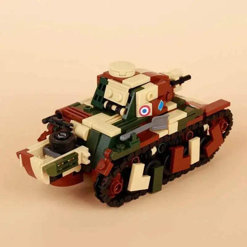 MOC WW2 Military Main Battle Tank Building Blocks Kit Building Bricks MOC - ToylandEU