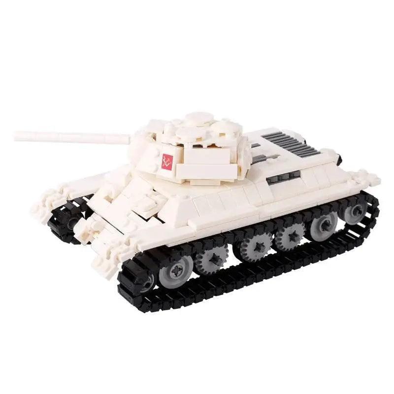  MOC MOC WW2 Military Soviet T34 Tank Model Building Blocks Gift Building Bricks MOC -  ToylandEU™