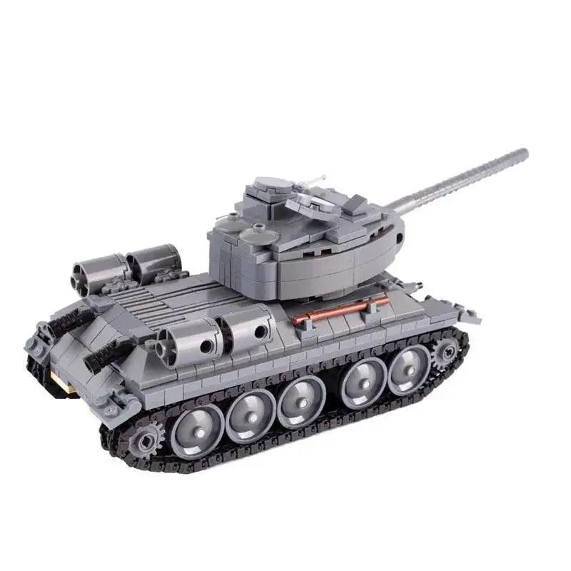  MOC MOC WW2 Military Soviet T34 Tank Model Building Blocks Gift Building Bricks MOC -  ToylandEU™