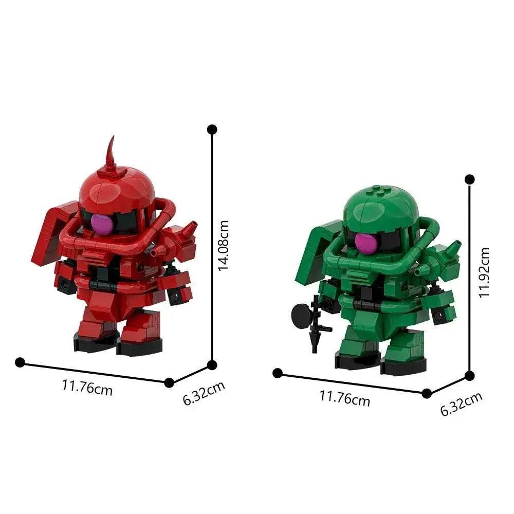 MOC MOC Zaku Warrior Model Building Blocks Anime Mech Building Bricks MOC Gift -  ToylandEU™